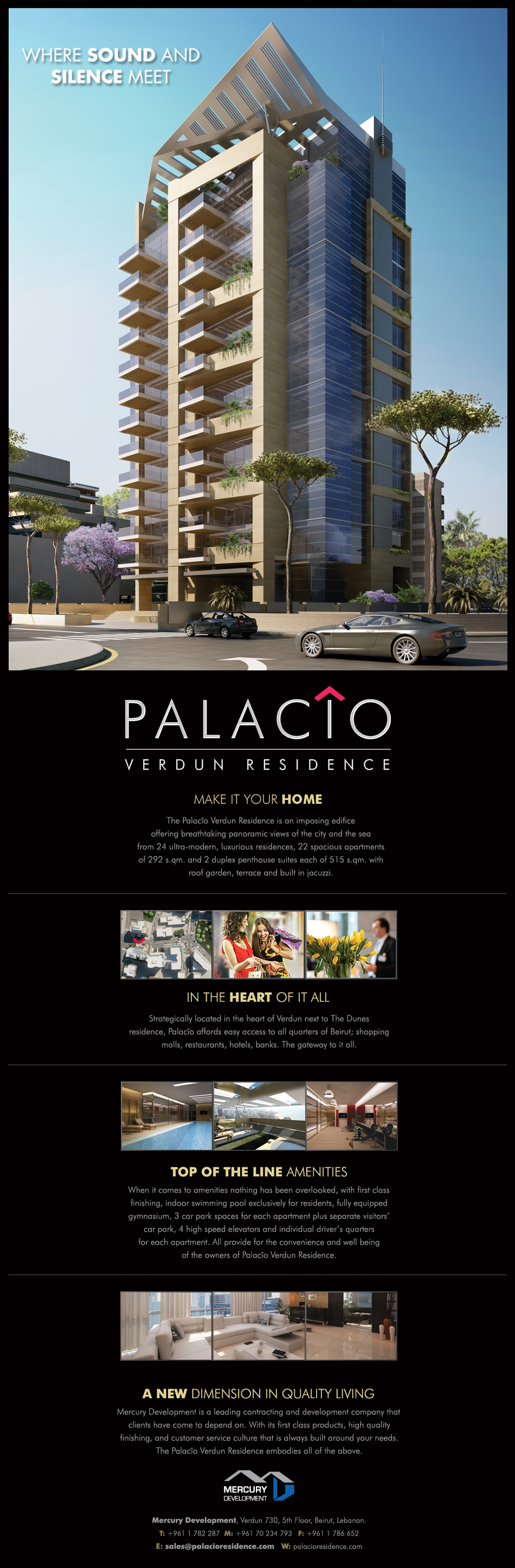 Palacio Residence Vertical Ad